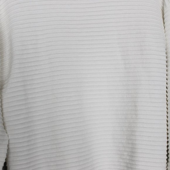 NWOT Zara White Ribbed Sweater - Picture 3 of 7